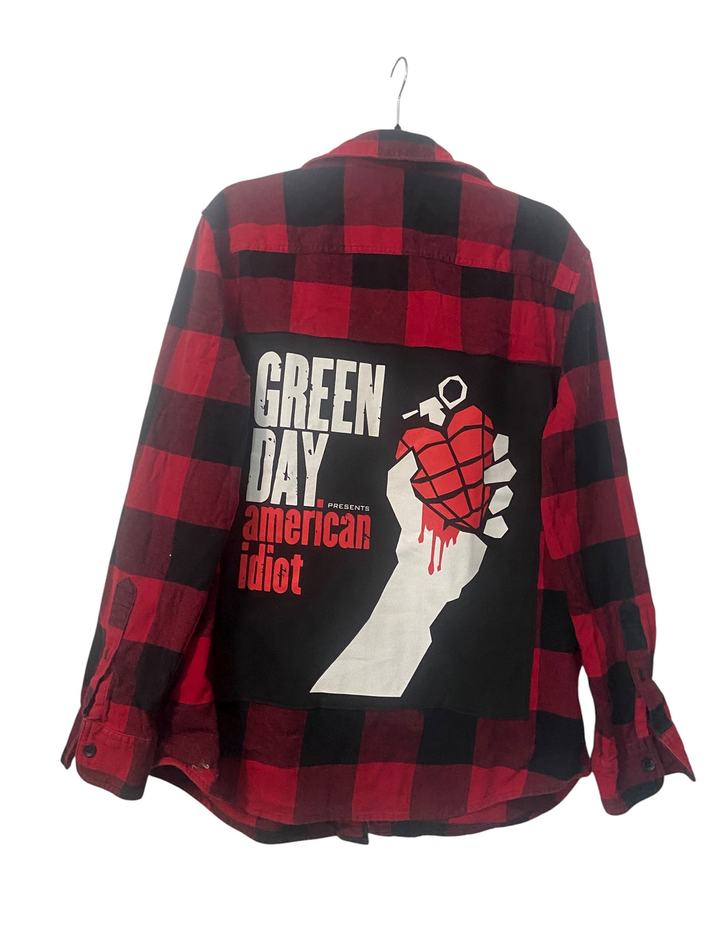 Green Day Flannel- Mens Medium