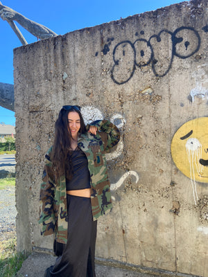 Summer Tour 87 Vintage Camo Jacket- Mens Small