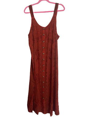 Embroidered Maxi Dress