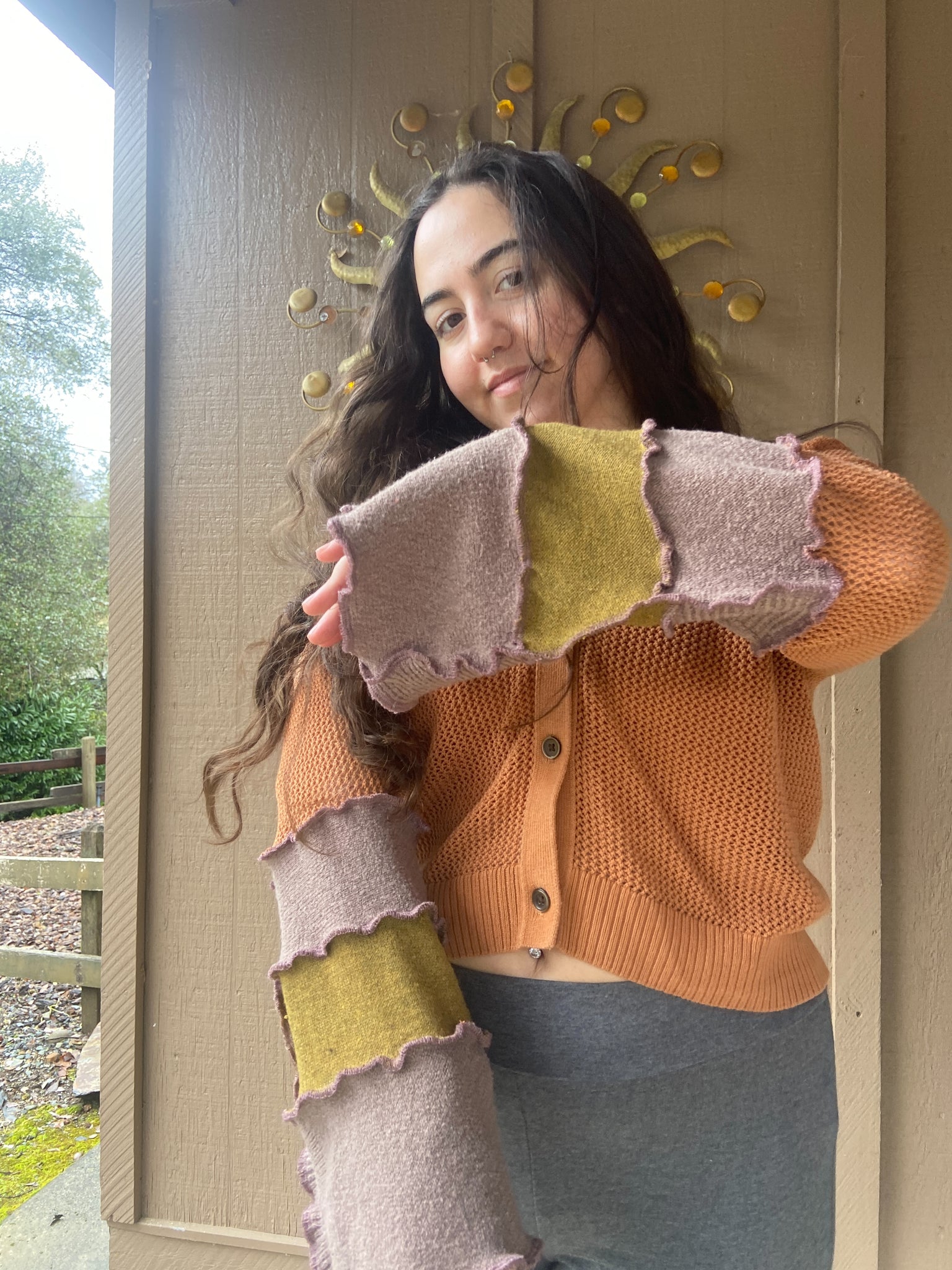 Upcycled Cardigan- M/L