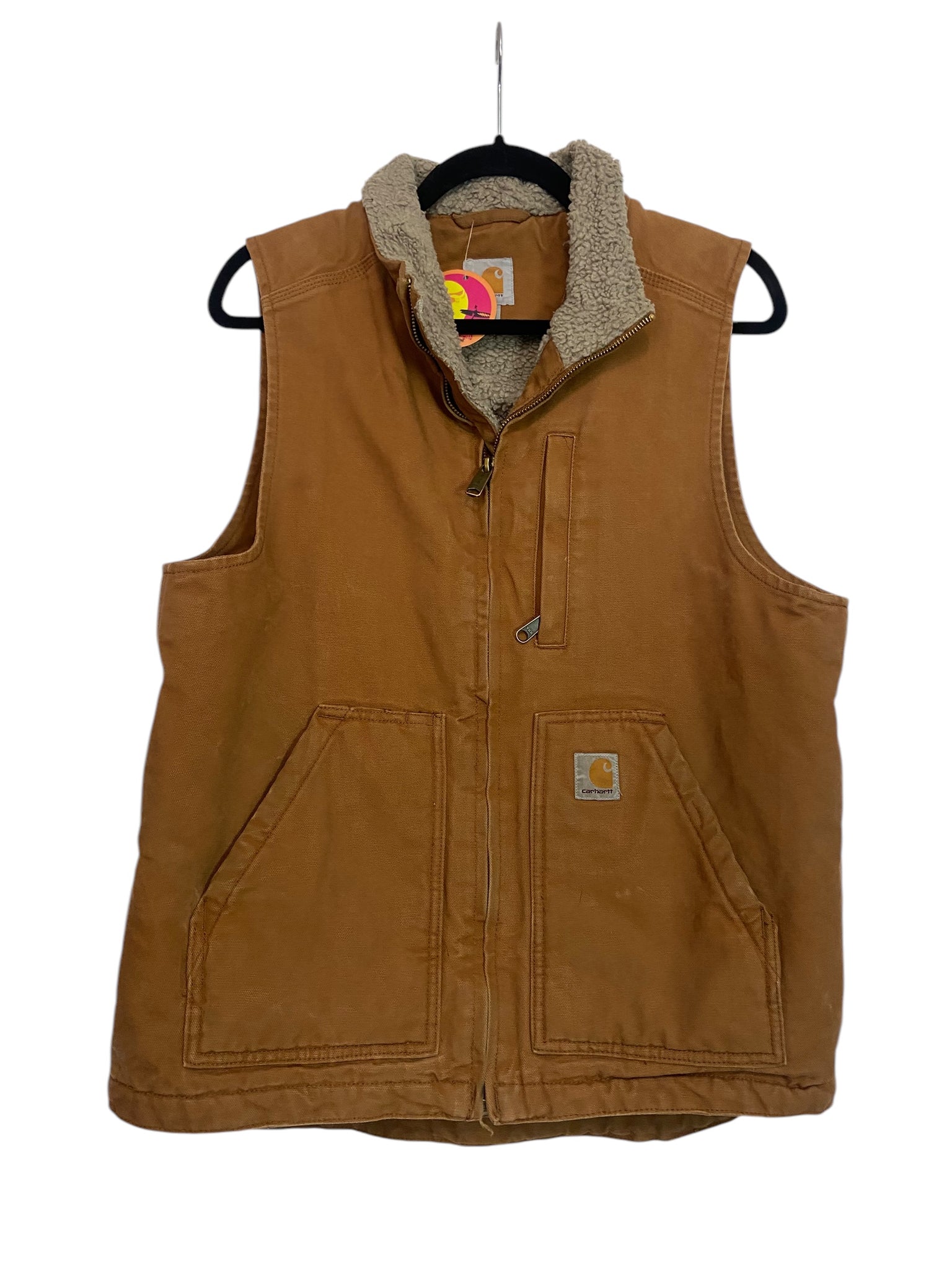 Red Rocks Dead Sherpa Lined Carhartt Vest- Mens Small