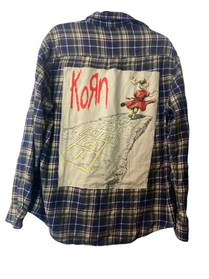 Korn Flannel Mens Large