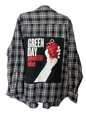 Green Day Flannel- 2Xl