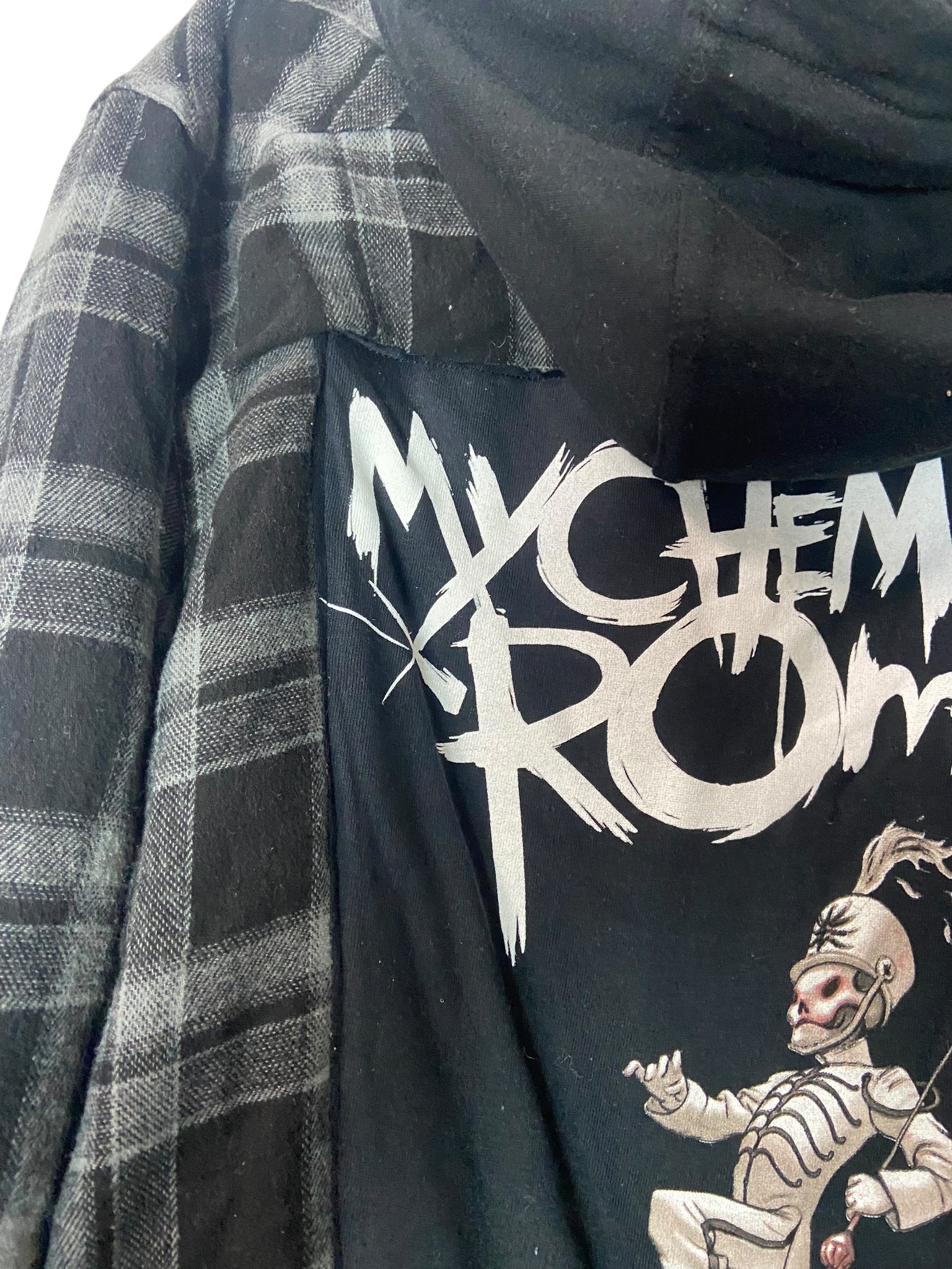 MCR Lined Hooded Flannel- Medium (Please Read Description)