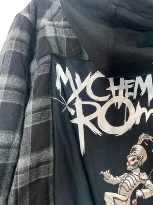 MCR Lined Hooded Flannel- Medium (Please Read Description)