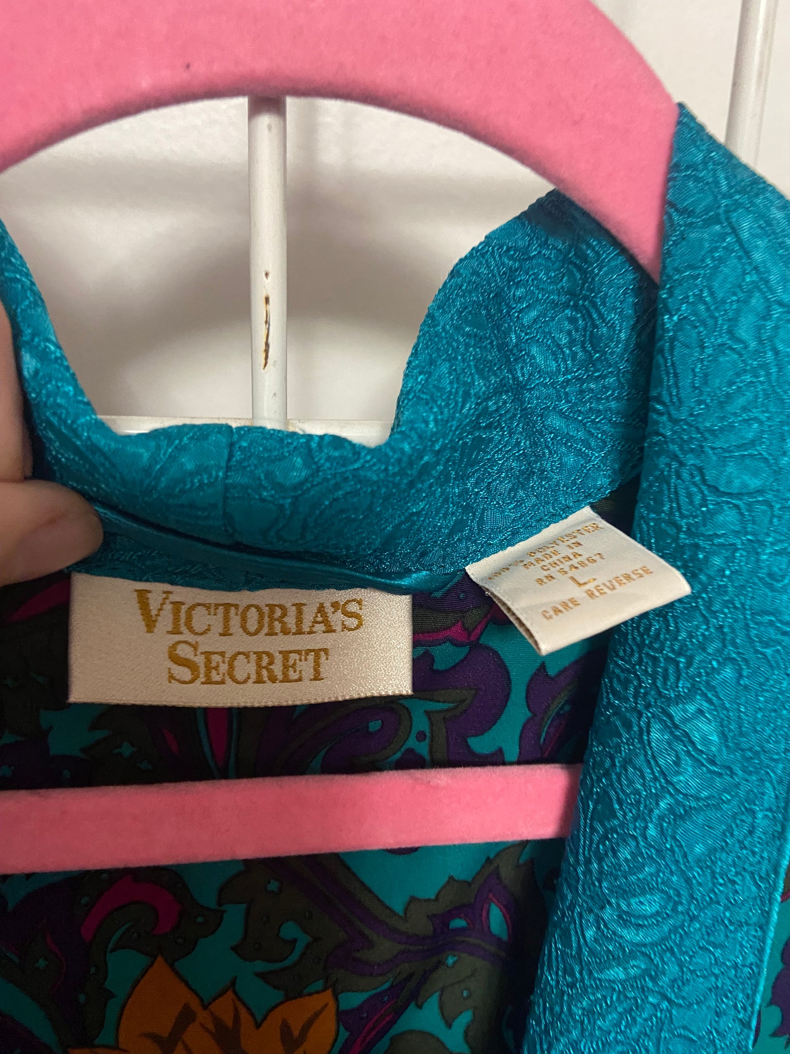 Vintage Victorias Secret Floral Robe