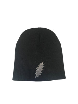 Silver Bolt Skullcap Beanie