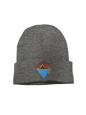 Cats Beanie- Heather Grey