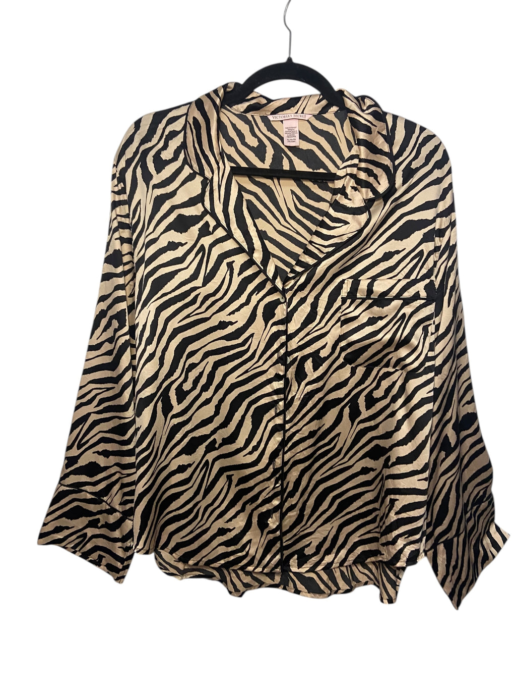 Victorias Secret Zebra Pajama Top- XL