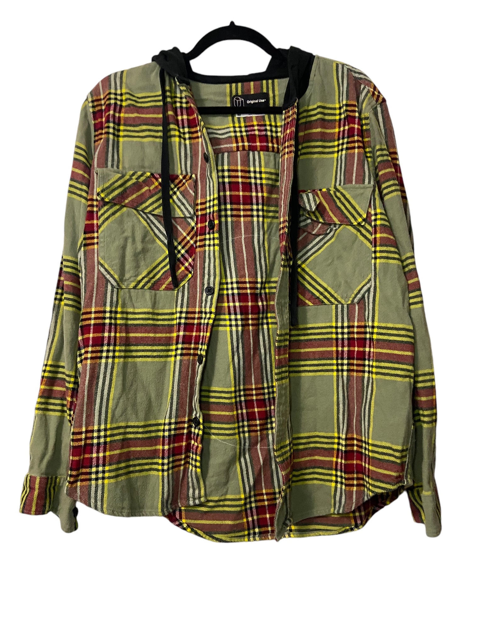 Summer Dead Hooded Flannel- Mens Medium