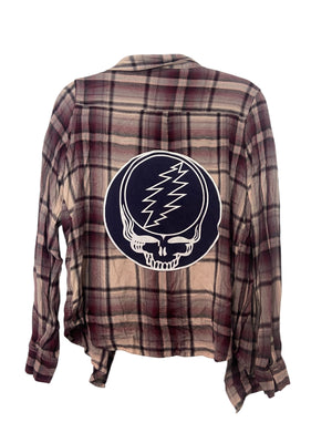 Forever Grateful Flannel- Womens Medium