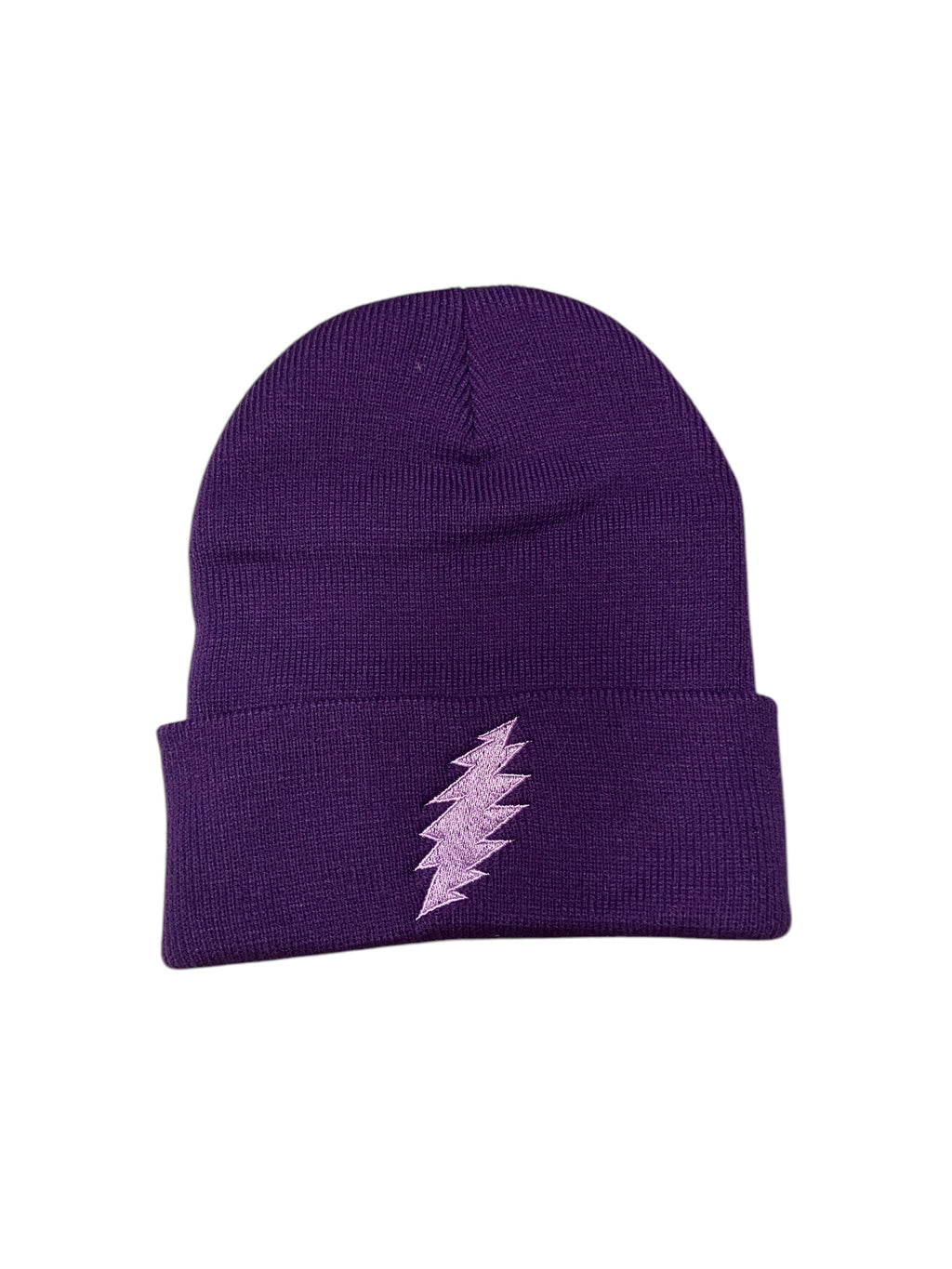 Bolt Beanie- Purple