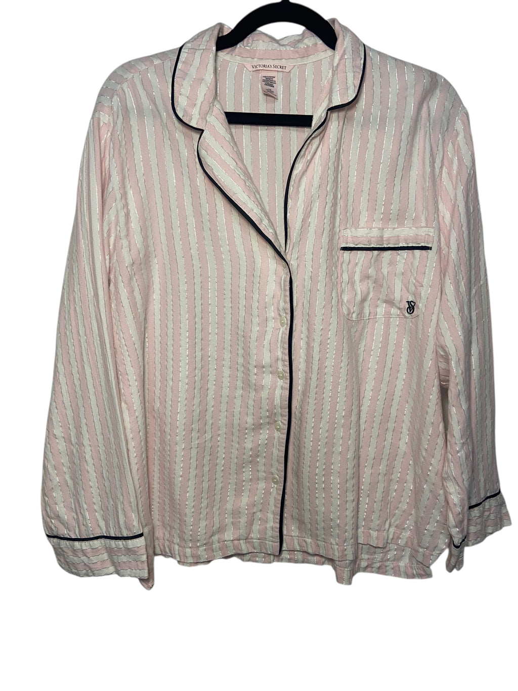 Victorias Secret Pajama Top- Large