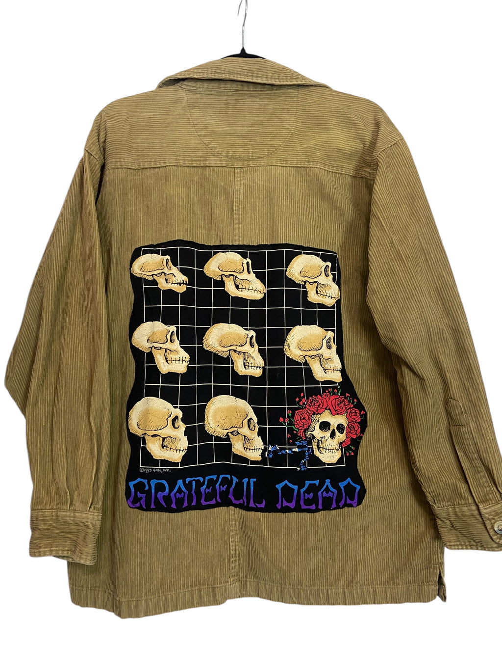 Long Strange Trip Cord Jacket- Mens Large (Missing Zipper!!)