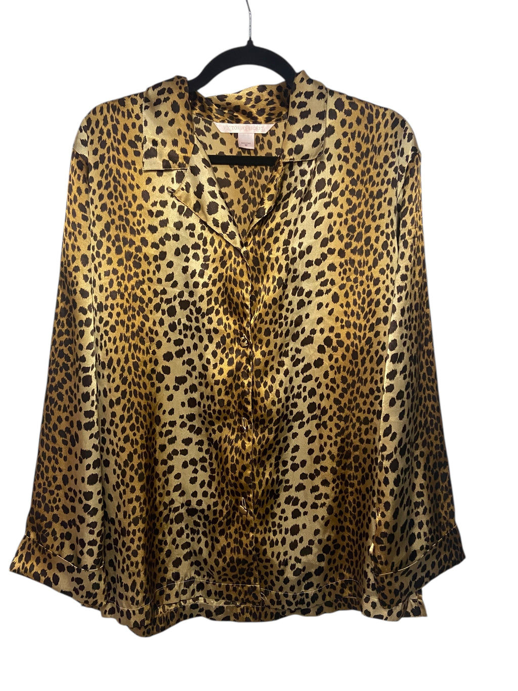 Victorias Secret Y2K Animal Print Pajama Top- Medium