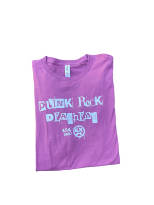 Punk Rock Deadhead Tee-Pink