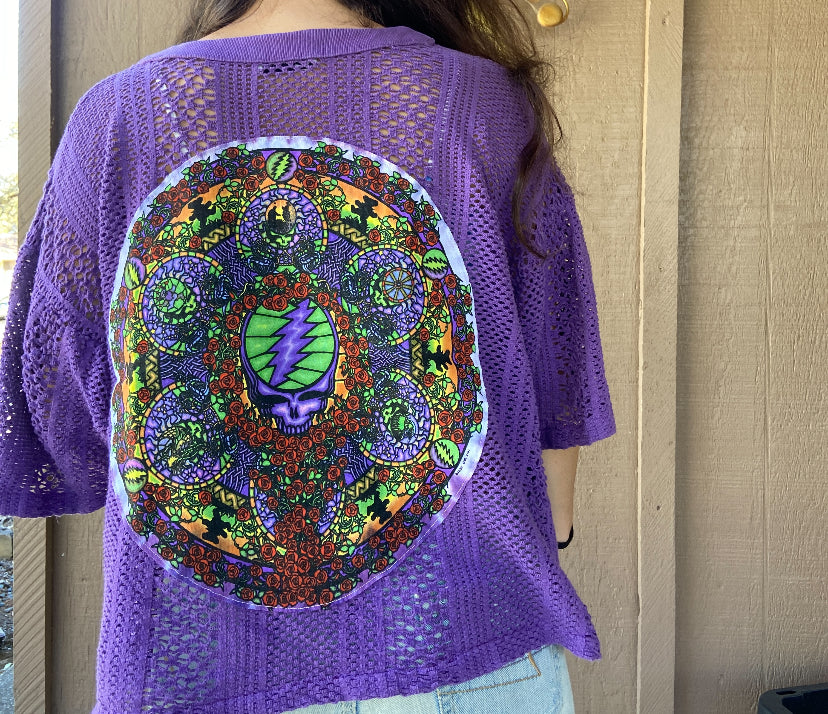 The Wheel Knit Vintage Cardi- Ladies XL