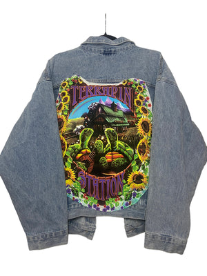 Terrapin Denim Jacket- (Oversized Fit) Medium