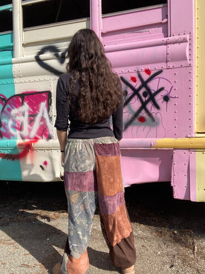 Camo Dead Patchwork Sweatpants(Read Description)