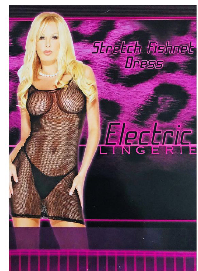 Stretch Fishnet Dress