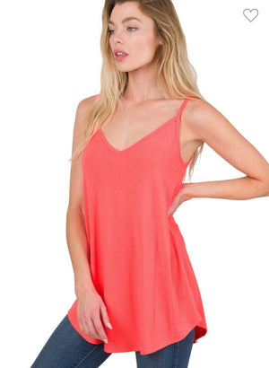 Coral Bolt Tunic Tank (S-XL)