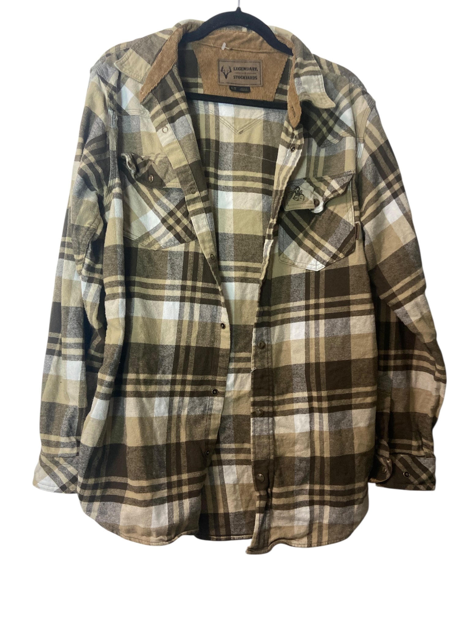 Korn Upcycled Flannel- Mens Large Tall