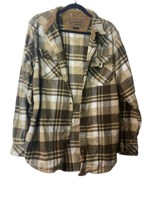 Korn Upcycled Flannel- Mens Large Tall