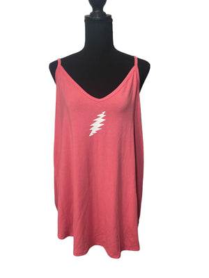 Coral Bolt Tunic Tank (S-XL)