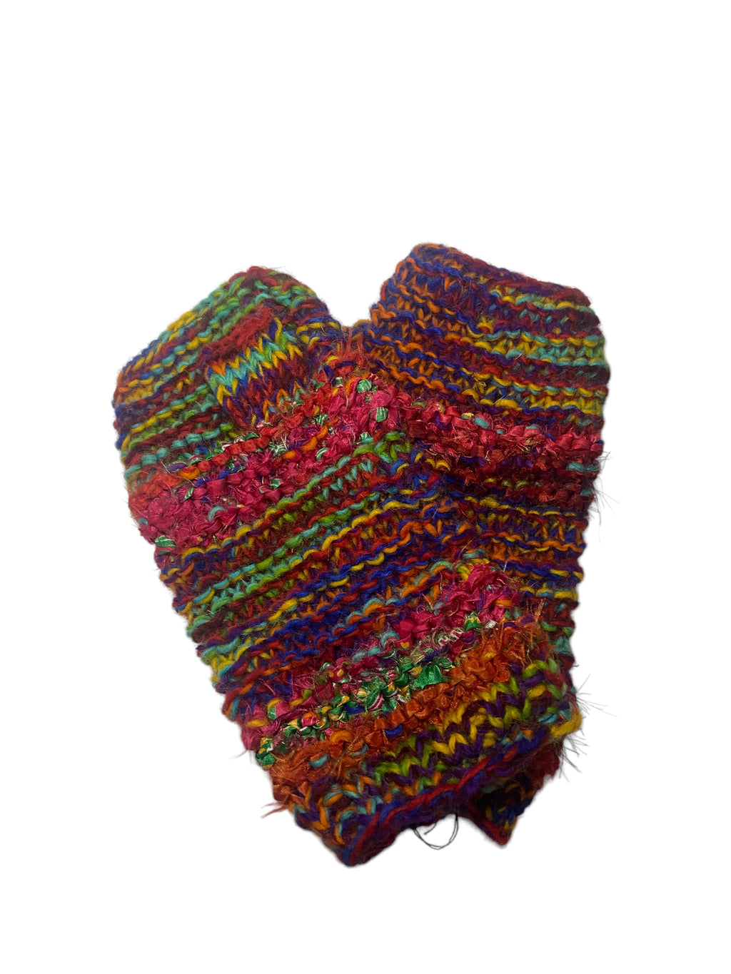 Wool Fleece Lined Fingerless Gloves