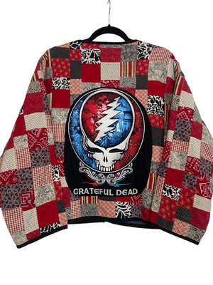 Dead Forever Vintage Quilted Jacket- Womens 2XL
