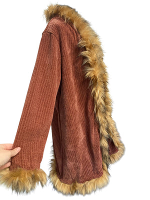 Dead Red Rocks Lightweight Penny Lane Cardigan-XL