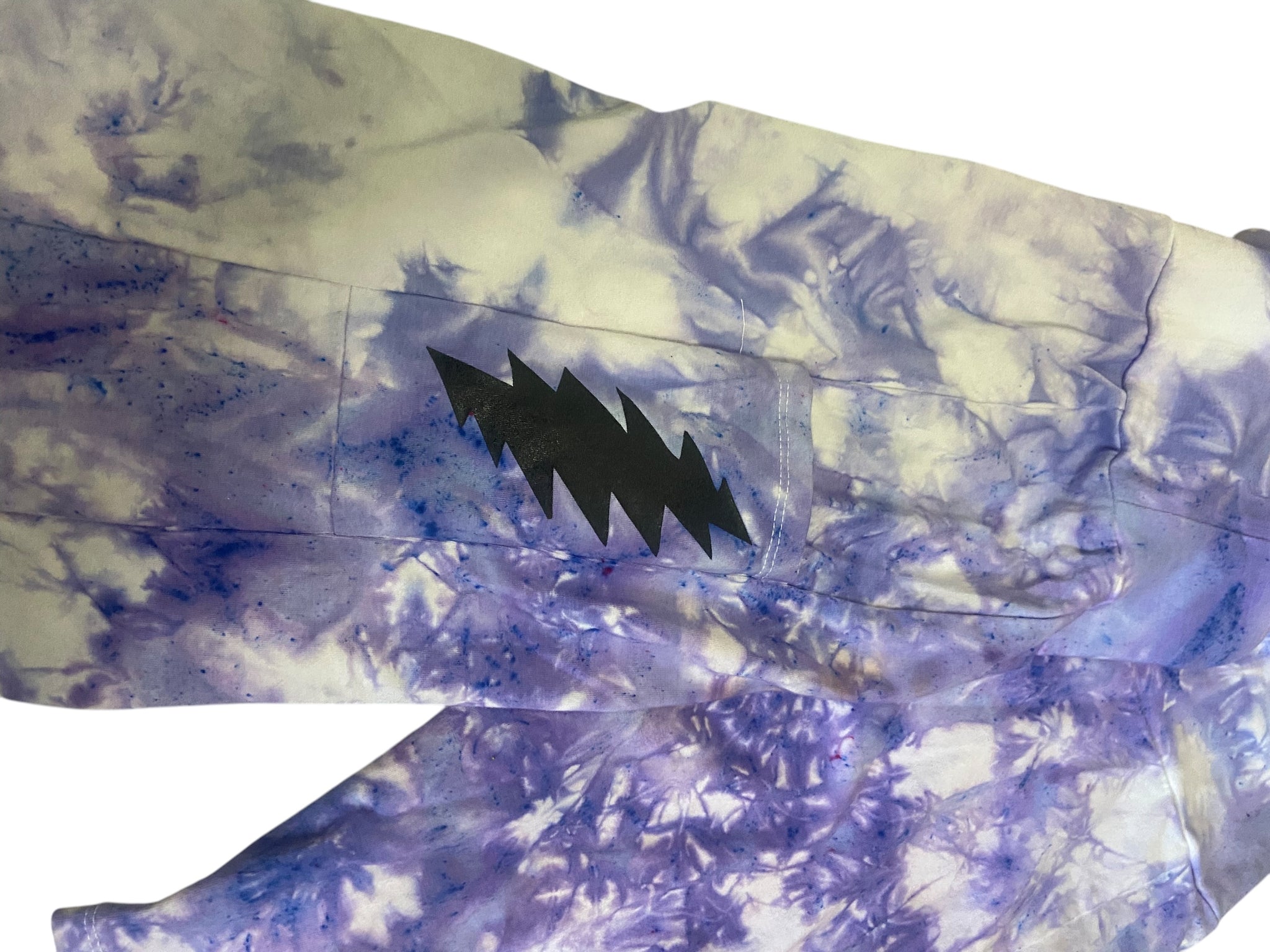 Tie Dye Bolt Bike Shorts- 3XL