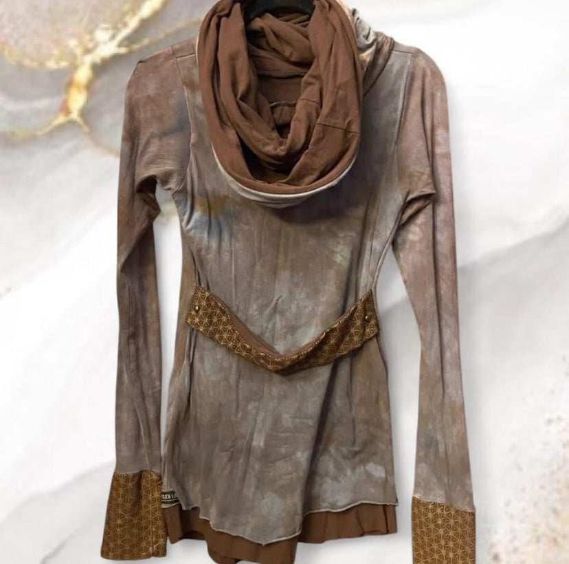 Sew Much Love Cowl Sweatshirt