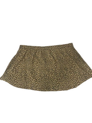 Leopard Mini Skirt - Medium