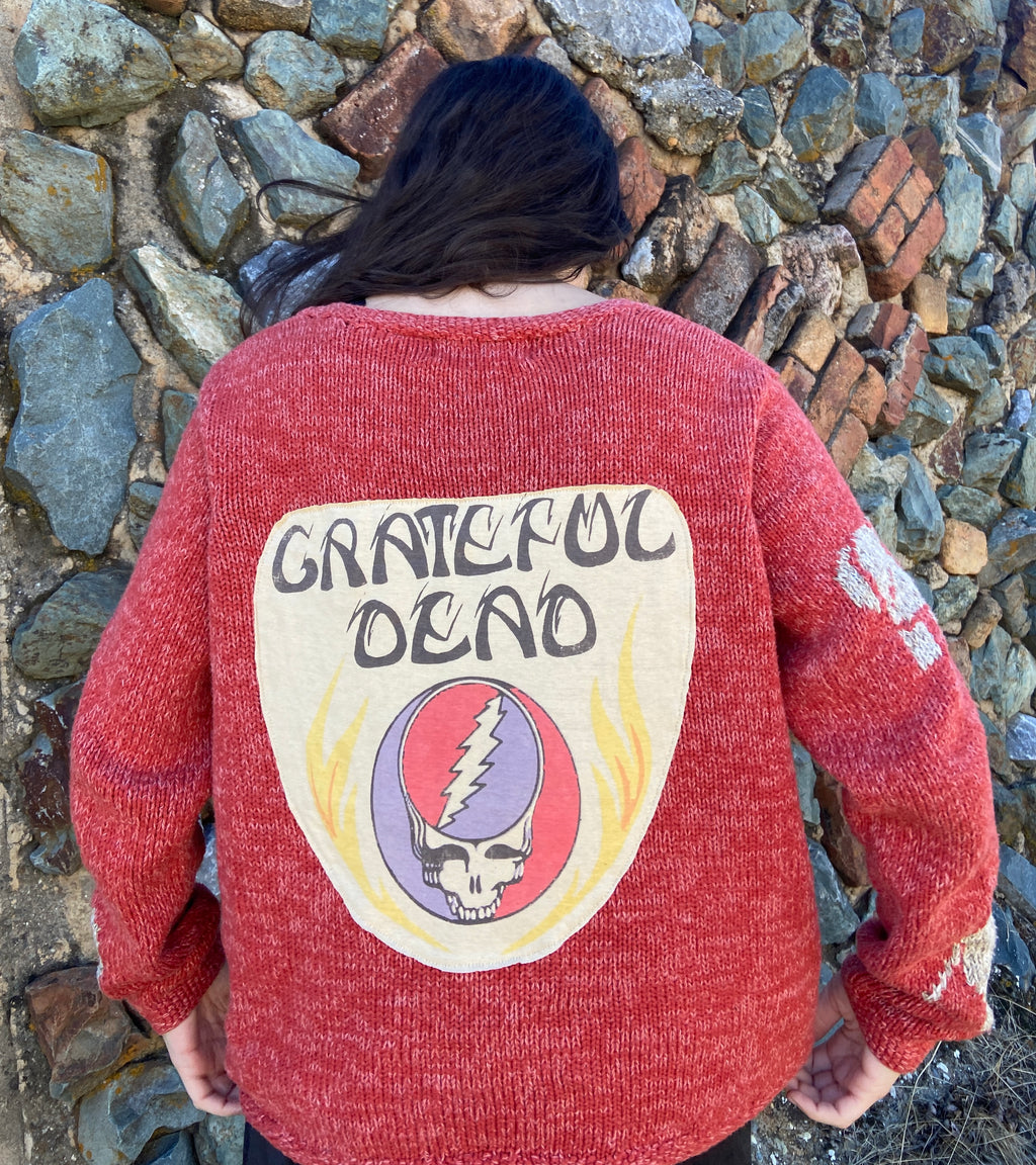 Grateful Elephant Vintage Sweater- Large