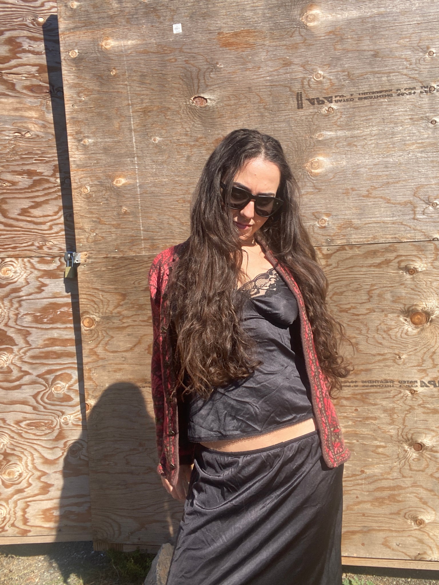 Grateful Sunset Vintage Sweater-Small