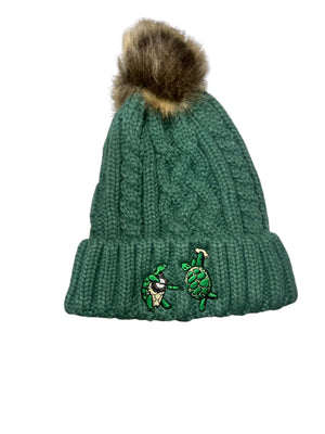 Terrapin Pom Beanie