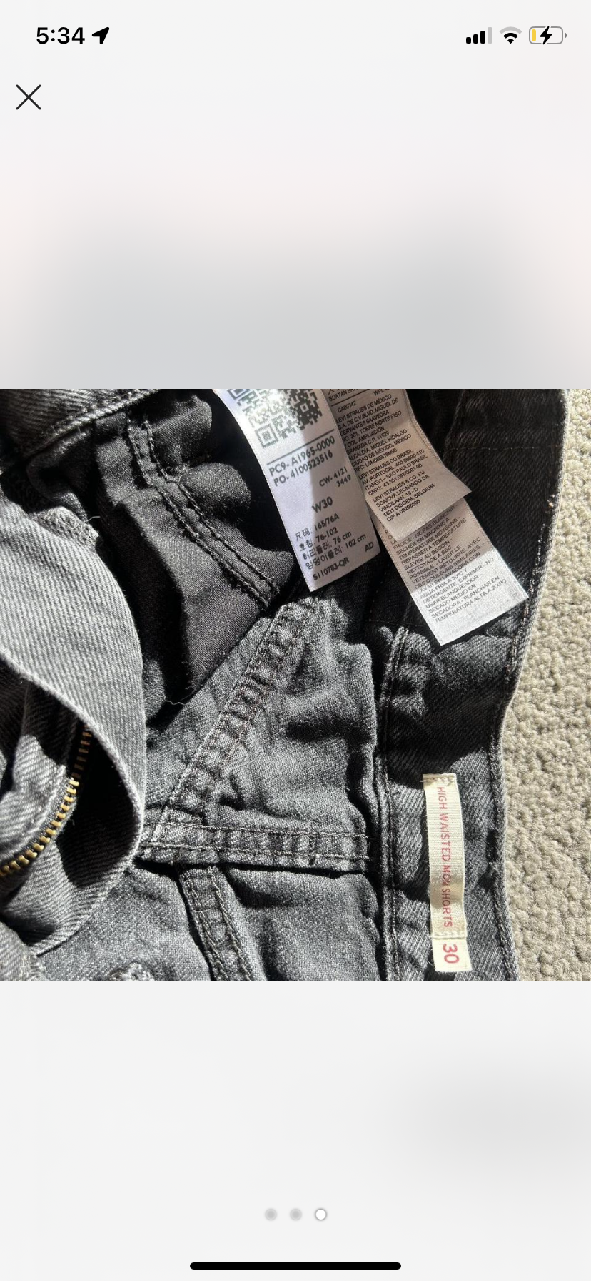 Womens Levi’s Size 30