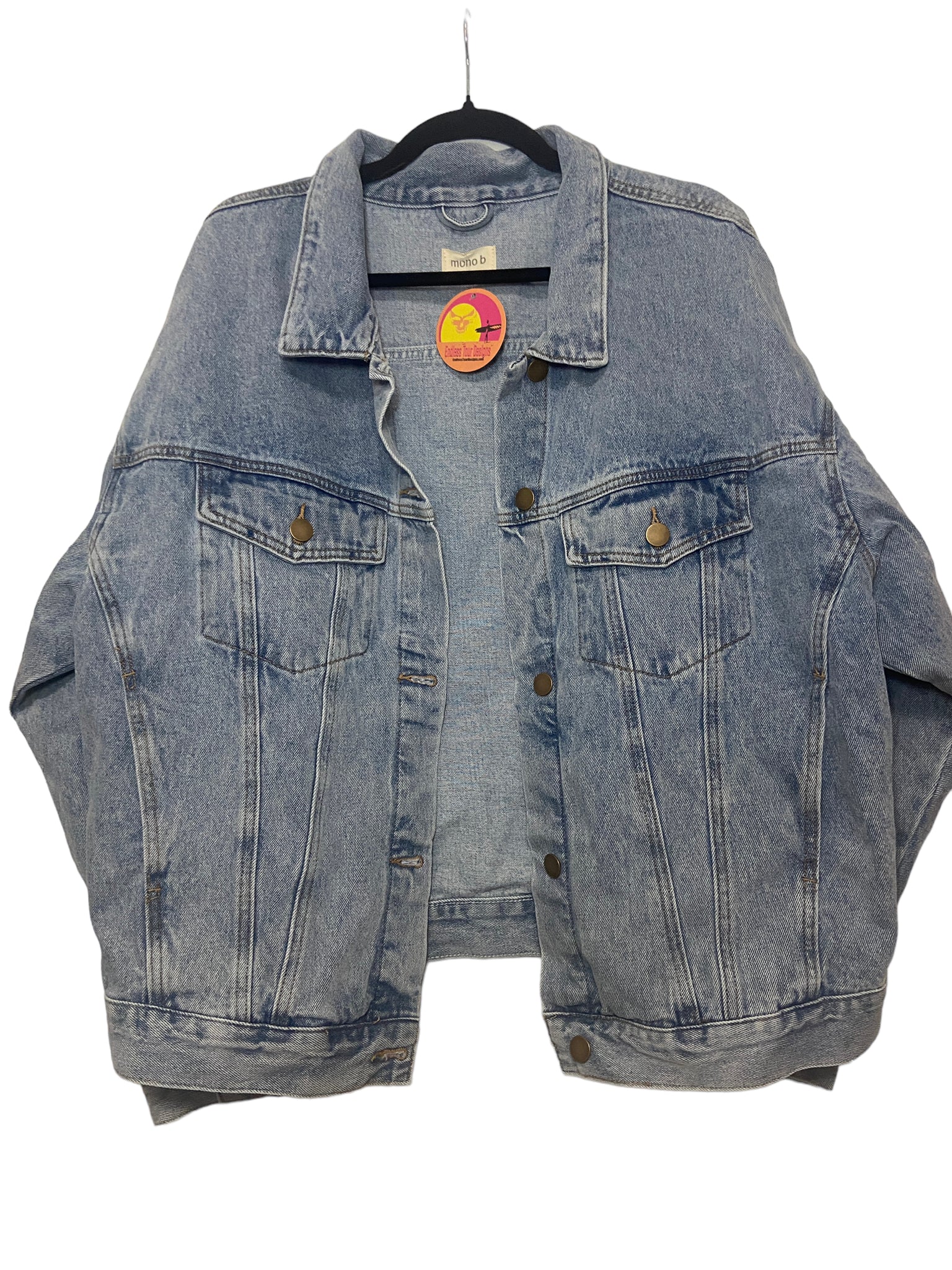 Terrapin Denim Jacket- (Oversized Fit) Medium