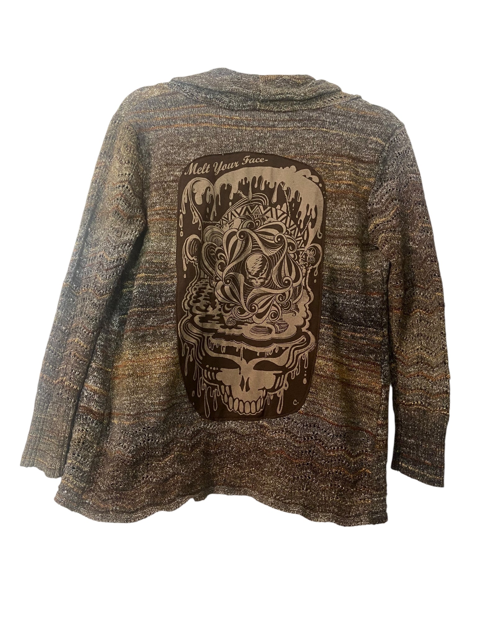 Melt Your Face Sweater- Womens Petite Small