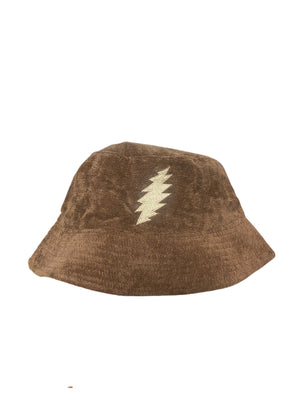 Brown Cord Bucket Hat