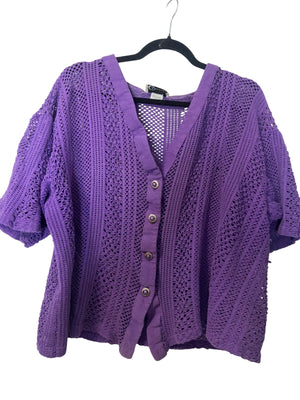 The Wheel Knit Vintage Cardi- Ladies XL