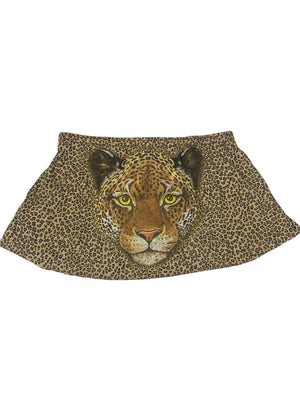 Leopard Mini Skirt - Medium