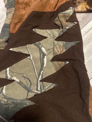 Camo Dead Patchwork Sweatpants(Read Description)