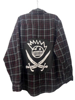 Ween Boognish Pirate Flannel- Mens 2/3XL