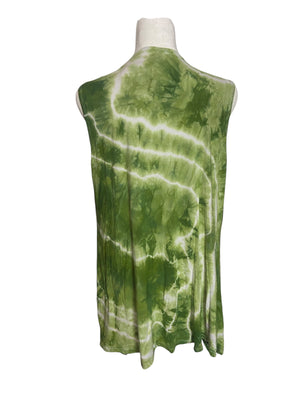 Avocado Tie Dye Cardigan Vest- XL