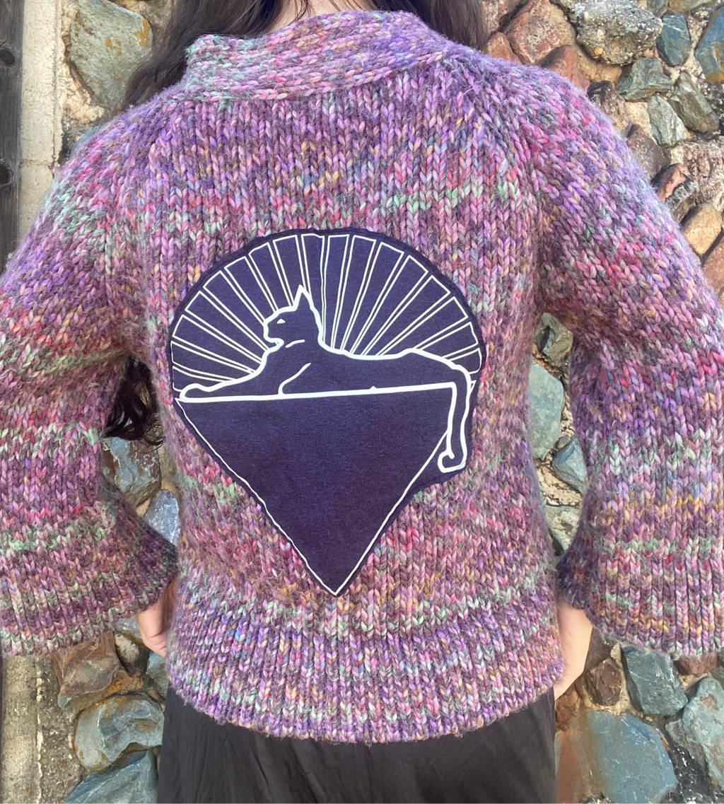 Cats Under The Stars Sweater- Large