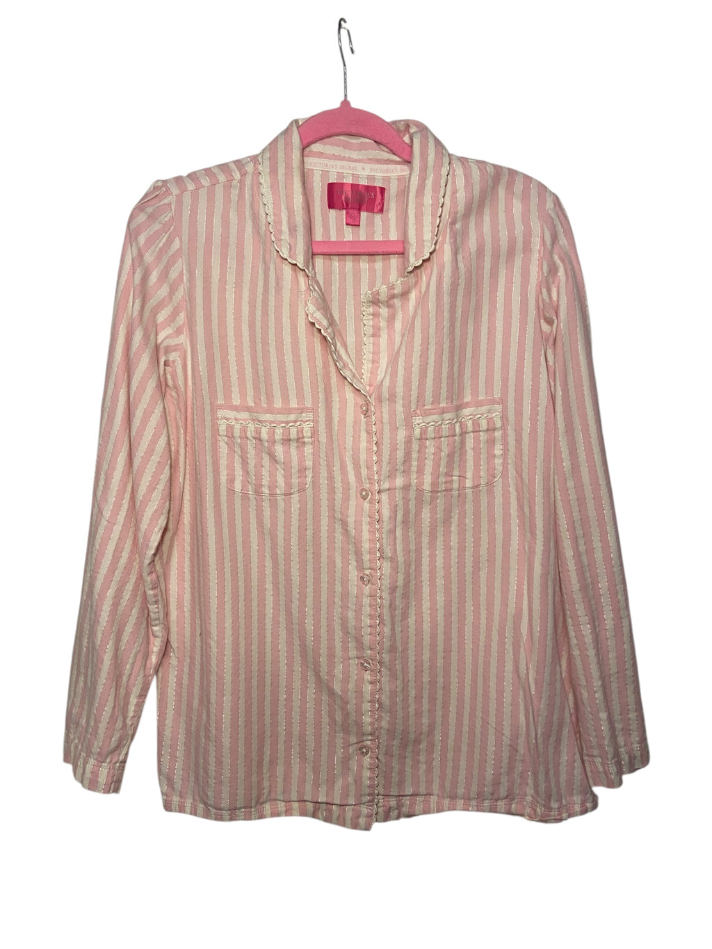 Victorias Secret Pajama Top- Large