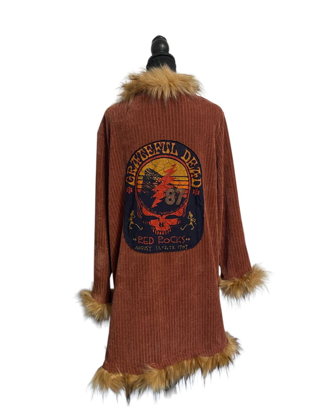 Dead Red Rocks Lightweight Penny Lane Cardigan-XL