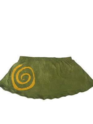 Swirl Hemp Mini Skirt- Large
